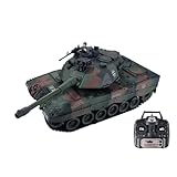 efaso Ferngesteuerter Panzer German Leopard 1:18 - Panzer ferngesteuert mit...
