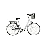 HAWK City Wave Premium Plus inkl. Korb I Damenfahrrad 26 Zoll I Damen...