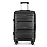 KONO Zwillingsrollen Reisekoffer TSA-Schloß 65cm Trolley Koffer...