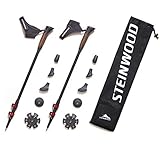 Steinwood Premium 100% Carbon Nordic Walking Stöcke verstellbar mit...