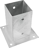 Connex Pfostenträger - 91 x 91 x 150 mm - chromfarbig - feuerverzinkt -...