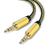 Pkdjfls Aux Kabel 3.5mm Audio Kabel Klinkenkabel für Kopfhörer, Heim/KFZ...