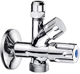 Maschinen-Eckventil 3/8', chrom