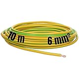 10 Meter Lapp 4520004 H07V-K 6 mm² grün-gelb I Verdrahtungsleitung I...