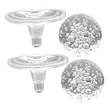 FUNOMOCYA 2 Stück Teiliges Glasball mit Haltern für Springbrunnen...