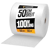 verpacking Luftpolsterfolie 100 m lang Noppenfolie Knallfolie Blisterfolie...