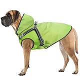 Mosucoirl Hunde Regenmantel Wasserdichter Hunde Kapuzenpullover...