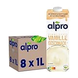 Alpro Drink auf Sojabasis, Vanillegeschmack | vegan & laktosefrei | reich...