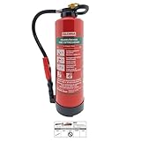 Gloria Schaum-Feuerlöscher SK 6 PRO – 6 Liter – Für die Brandklassen...