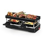 Saenchue 2-Personen-Raclette-Tischgrill - Innen-Grillplatte mit...