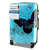 Xonic Design Reisekoffer - Hartschalen-Koffer mit 360° Leichtlauf-Rollen -...
