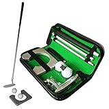 Golf Putter Set, Golf Büro Set mit Putter, Golf Putting Cup, Drinnen...