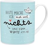 H:) PPY life XL-Tasse Motiv 'Heute' | Große Tasse aus Porzellan,...