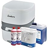 Enders Campingtoilette SUPREME BlueXL Set - komfortable Höhe - hoch -...