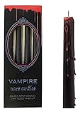 Something Different Vampire Tears achwarze Kerzen, 4er-Set, blutenden...