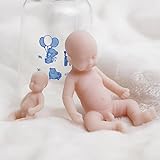 COSDOLL Mini Reborn Puppe Baby - Silikon Ganzkörper Minipuppe, Geschenk...