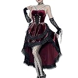 Sexy Halloween-Kostüm für Damen, schulterfrei, Steampunk-Stil,...