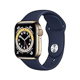 Apple Watch Series 6 (GPS + Cellular, 40 mm) – Goldfarbenes...