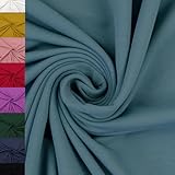 MAGAM-Stoffe Theo French Terry uni Sweat Stoff Oeko-Tex Meterware 50cm (23....