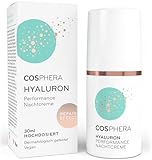 Cosphera Hyaluron Nachtcreme 100% vegan - Nachtpflege für Falten,...