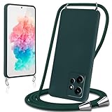 Knrlqim Handyband für Xiaomi Redmi Note 12 Hülle mit Band Liquid Silikon...