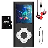 Hotechs MP3-Player/MP4-Player, MP3-Player mit 32 GB Speicherkarte,...