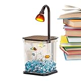 Betta Aquarium,Mit Beleuchtung Und Filter Kampffisch Aquarium | Desktop...
