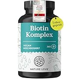 Biotin mit Zink & Selen - hochdosiert mit 10.000 µg Biotin - 365 Tabletten...