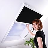 Sonnenschutz-Plissee für Dachfenster bis max. 100 x 157 cm -...