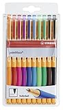 STABILO - Tintenroller - pointVisco - 10er Pack - mit 10 verschiedenen...