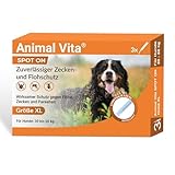 Animal Vita® Spot On Zeckenschutz für Hunde [zuverlässiger Zeckenschutz]...