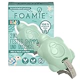 Foamie 2in1 Festes Shampoo & Duschgel Kinder, Kindershampoo Jungs mit...