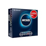 MY.SIZE Classic Kondome Größe 5 I 60 mm Breite I 36 Stück Großpackung I...