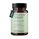 Weidenrinde-Kapseln - 60 Kapseln für 2 Monate - 200 mg Weidenrindenextrakt...