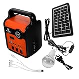 POPETPOP 220 V 25 W Solarenergiegenerator Mit LED Licht Für Outdoor Und...