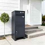 VEEHAUS Paketbriefkasten für Draußen – Rostfrei & Wetterfest – 43L...