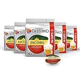 Tassimo Kapseln Jacobs Café au Lait, 80 Kaffeekapseln, 5er Pack, 5 x 16...