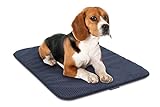 MyBestBuddy Hundematte grau Basic 70x45 cm M mit weichem Stoff extra für...