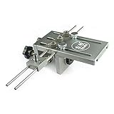 Dübelbohrlehre, 15mm Bohrschablone Jig Dübelvorrichtung mit 6/8/10mm...