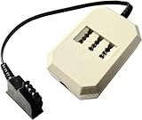G-TELWARE® (Slim Version Analog-Adapter/Splitter TAE F-Western-Stecker auf...