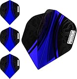 abcdarts Unisex Erwachsene Pentathlon Tribal Dart Flights, Dunkel Blau,...