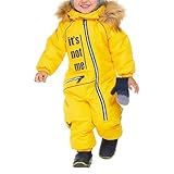 Schneeanzug Kinder Jungen Skianzug Thermo Skioverall Winter Warm Schnee...