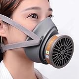8 ni 1 Atemschutzmaske Gase Dämpfe | Gasmaske für Lackier, Feinstaub,...