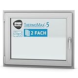 ThermoMax 5 Classic Kunststoff-Fenster, Uw-Wert 1,3, BxH: 100x80cm /...