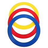 IMIKEYA 3-teiliges professionelles Zirkusjonglierringe-Set – Handwurf-...