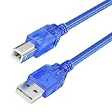 VMOJO Druckerkabel | USB-Kabel mit Ferrit | USB 2.0 Typ A auf Typ B Kabel |...