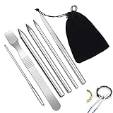 6stk Paracord Set, Paracord Zubehör, Spleißnadel, Edelstahl Paracord...