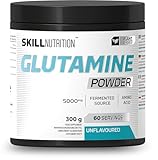 SKILL Nutrition Glutamine - Hochwertiges L-Glutamin-Pulver | 300 g |...