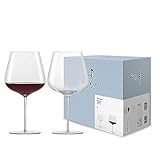 Zwiesel Glas Burgunder Rotweinglas Vervino (2-er Set), edle...