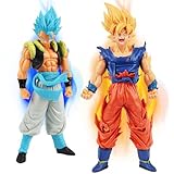 Powmag 2 Stücke Goku Figuren, Goku Anime Figur Statue, super Saiyajin...